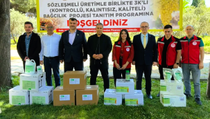Üreticilere biyolojik ve biyoteknik mücadele preparatları dağıtıldı