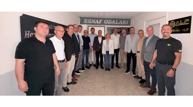 Verilen sözlerin yerine getirmeyen hükümeti esnaf oda başkanları CHP'ye şikayet etti