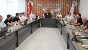 17 ilçe müdürünün katılımıyla 1.dönem genel değerlendirme toplantısı