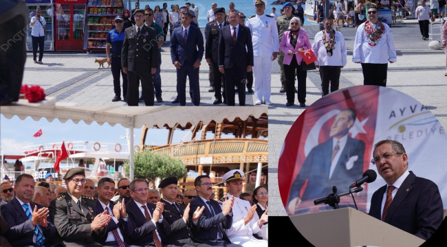Ayvalık "İlk kurşun"un 107. yıl dönümü kutlandı