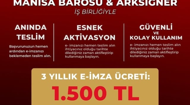 Barodan üyelerine yüzde 37 indirimle anında E-imza teslimi