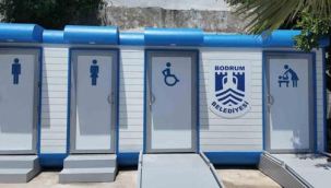 Bodrum'da modern tuvaletler hizmete alındı
