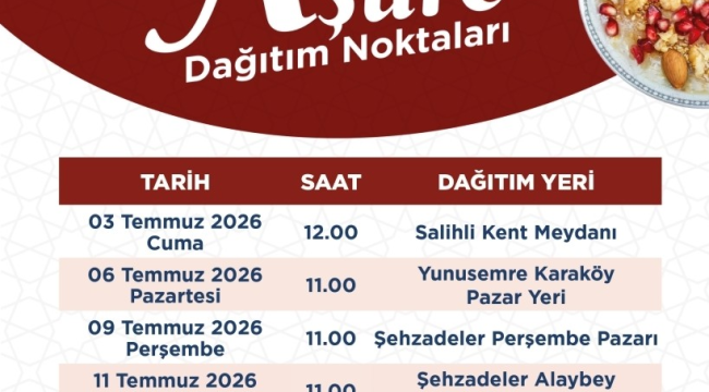 Büyükşehirden 18 bin 500 kişiye aşure ikramı