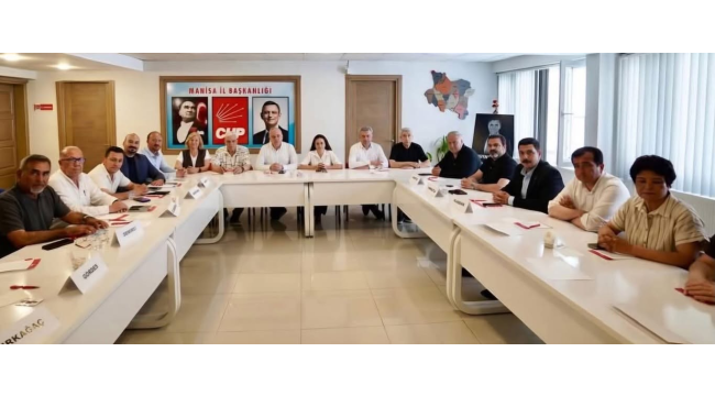 CHP İlçe başkanları aylık olağan toplantısı