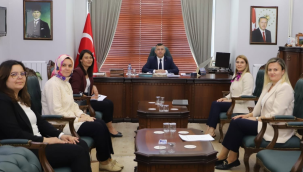 Demirci kadın girişimciler kurulu üyeleri kaymakamdan destek istedi