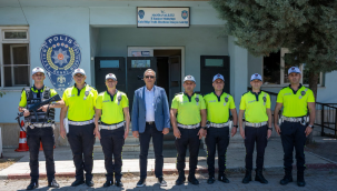 Emniyet müdürü Karayel Kula ve Salihli bölge trafik istasyonlarını denetledi