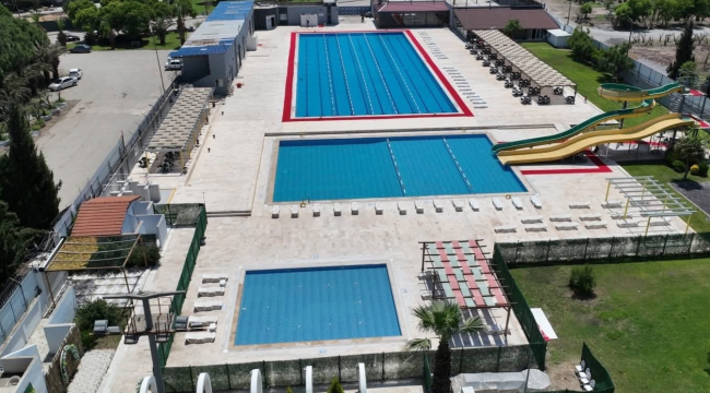 Gazi ve şehit yakınlarına ücretsiz olacak havuz kapılarını açtı