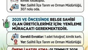 İlaçlama belgesi olmayan üreticilere ilaçlama eğitimi
