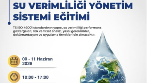 İş insanlarına "TS ISO 46001 su verimliliği yönetim sistemi eğitimi"