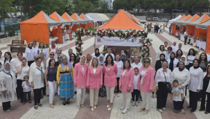 Kadın emeği pazarı düzenlenen görkemli bir törenle kapılarını açtı