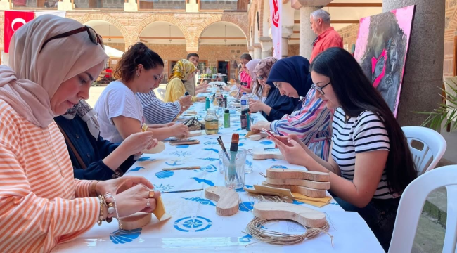 Kurşunlu handa atölye günleri tüm renkleriyle devam ediyor