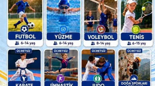 Salihli belediyesi yaz spor okulları başlıyor