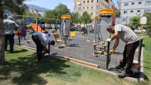 Şehzadelerde parklar yenilendi