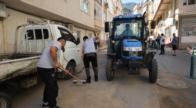 Sel atıkları temizlendi