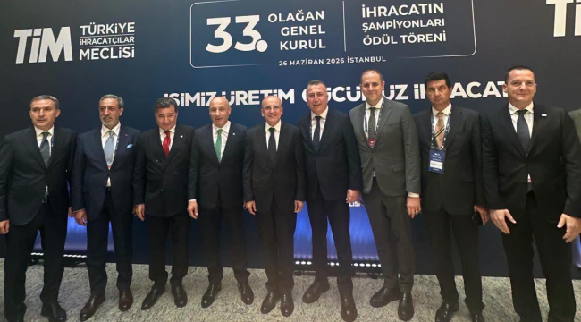 TİM kongresine başkan Ferhat Şen'de katldı