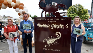Türkiye'nin ilk akrep sergisi Alaşehir'de açıldı