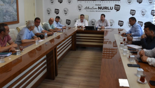 Yağışlarda alınacak önlemler koordinasyon toplantısı yapıldı