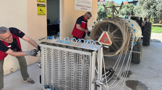 Zirai mücadele aletlerinin test istasyonlarında bakına başlandı