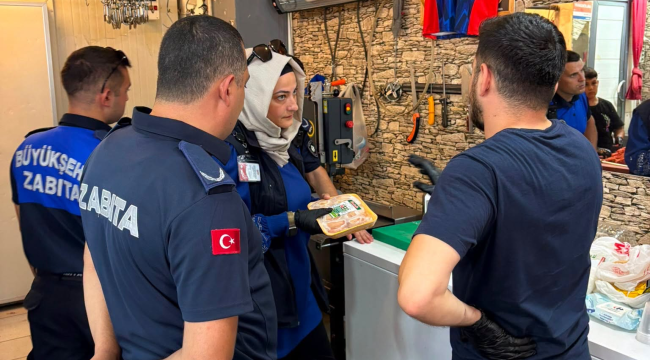 Ahmetli'de zabıtadan ortak denetim