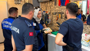 Ahmetli'de zabıtadan ortak denetim