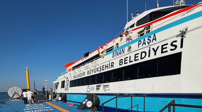 Akçay – Midilli arası feribot seferleri  başladı