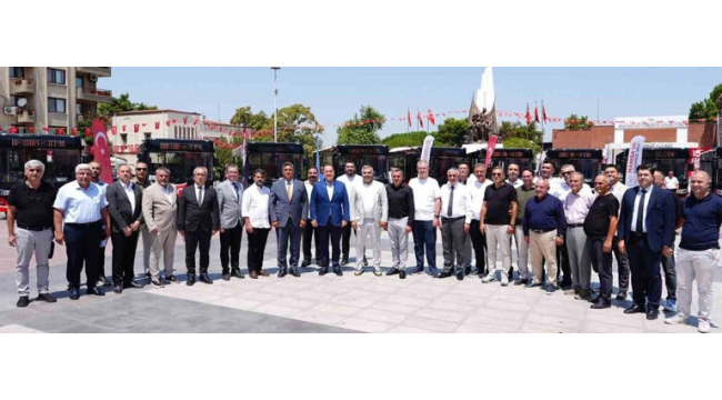 Alınan 14 yeni araçla 9 ilçenin ulaşım sorunu çözülüyor