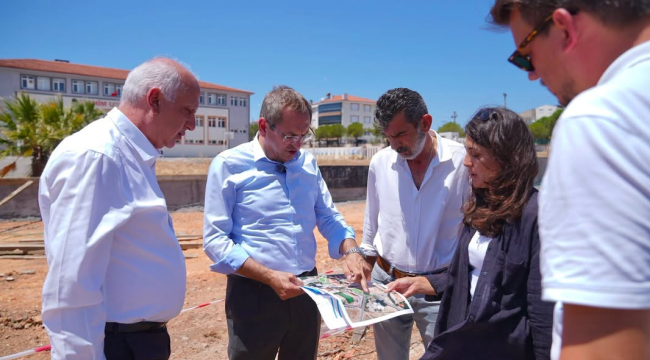 Ayvalık'ta 7.akıllı kavşak yapımına başlandı