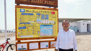 Ayvalık belediyesi yeni Altınova kum adası plajını hizmete açtı