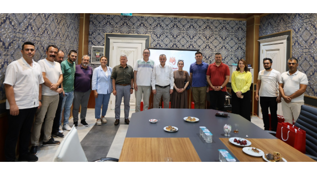 Başkan Balaban komisyon üyelerine ilçe hakkında bilgi verdi