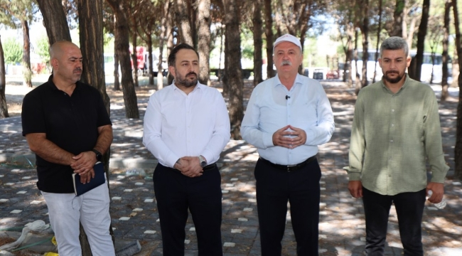 Başkan Balaban Lezzetler sokağı proje alanını gezdi