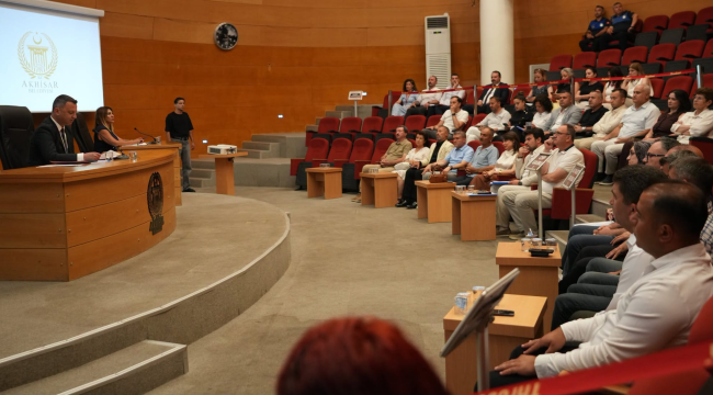 Başkan Kayserili yapılan çalışmaları anlattı