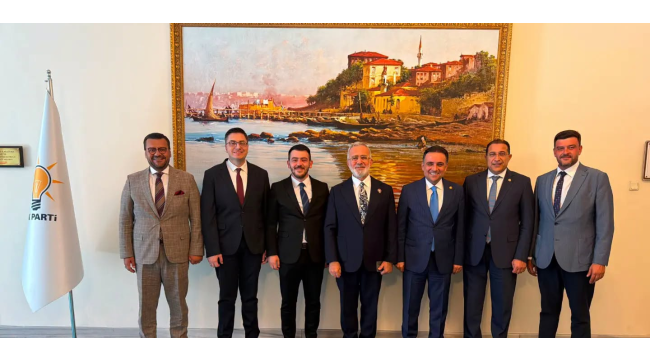 Başkan Turgut ilçe başkanlarıyla Ankara'da
