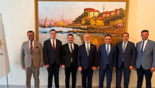 Başkan Turgut ilçe başkanlarıyla Ankara'da