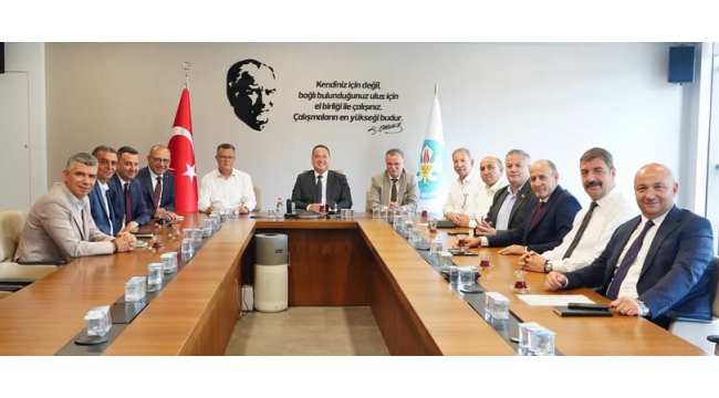 Başkanlar toplantıda ihtiyaçlar iş birliğini güçlendirecek çalışmaları ele aldı