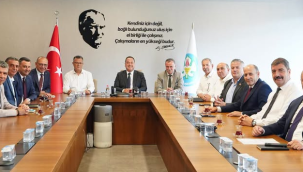 Başkanlar toplantıda ihtiyaçlar iş birliğini güçlendirecek çalışmaları ele aldı