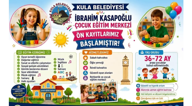  Çocuklara İngilizce müzik,satranç,halk oyunları eğitimi verilecek