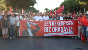 Didim'de Demokrasiye ve irademize sahip çıkıyoruz! eylemi