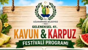 Gölmarmara 41.geleneksel ödüllü kavun karpuz festivali başlıyor
