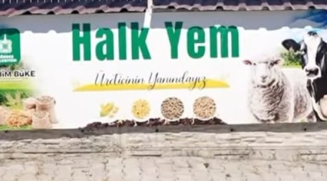 Gördes belediyesi üreticiye indirimli halk yem uygulaması