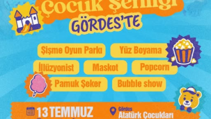Gördes çocuk şenliği başlıyor