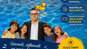 Gördes'te çoçuk havuzu açılıyor,yaz keyfi başlıyor