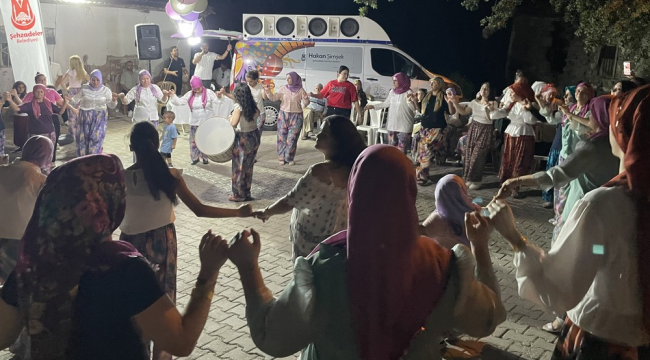 Kale mahallesi "Şalvar Gecesi "renkli görüntülere sahne oldu