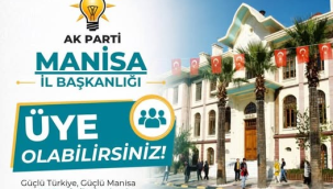 Manisa AKP il başkanlığı üye kampanyası başlattı