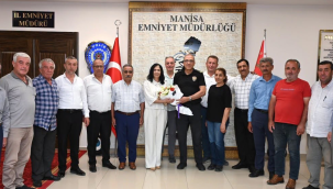 Muhtarlar Derneğinden müdür Kararyel'e ziyaret