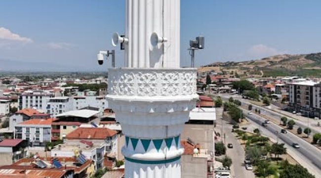 Orman yangınları cami minaresine takılan kameralarla saptanacak