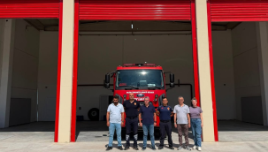 OSB Büyükşehir belediyesi arasında imzalanan protokolle itfaiye müfrezesi, hizmete girdi