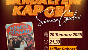Soma'da açık hava sinema günleri başlıyor