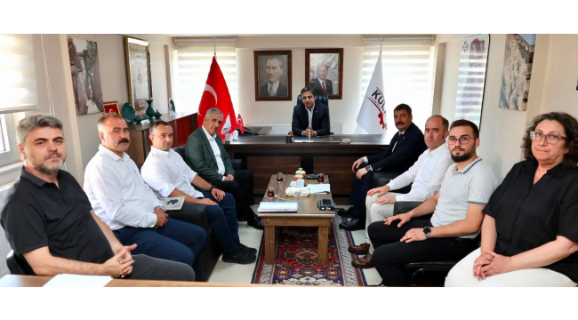 Toplantıda organize sanayi bölgesi sorunları ele alındı