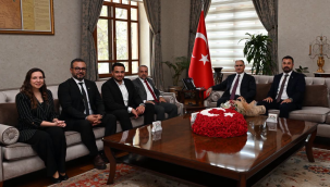 Vali Özkan MANSİAD yöneticileriyle görüştü