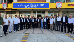 Ziyarete MESOB başkanı Hasan Geriter'de katıldı